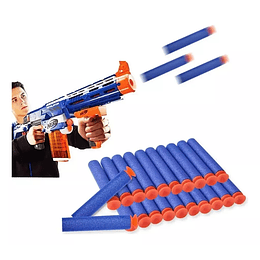 20 Balas Repuesto Tipo Nerf, Dardos Soft Foam