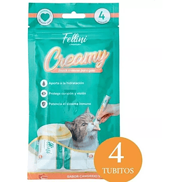 Snack para Gatos Fellini Creamy Cangrejo Y Atun 60gr