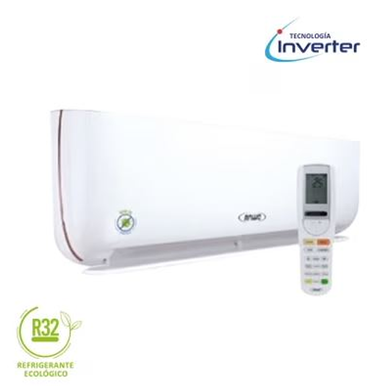 AIRE ACONDICIONADO ANWO SPLIT MURO 9.000 BTUH FRESH AIR INVERTER R32 1