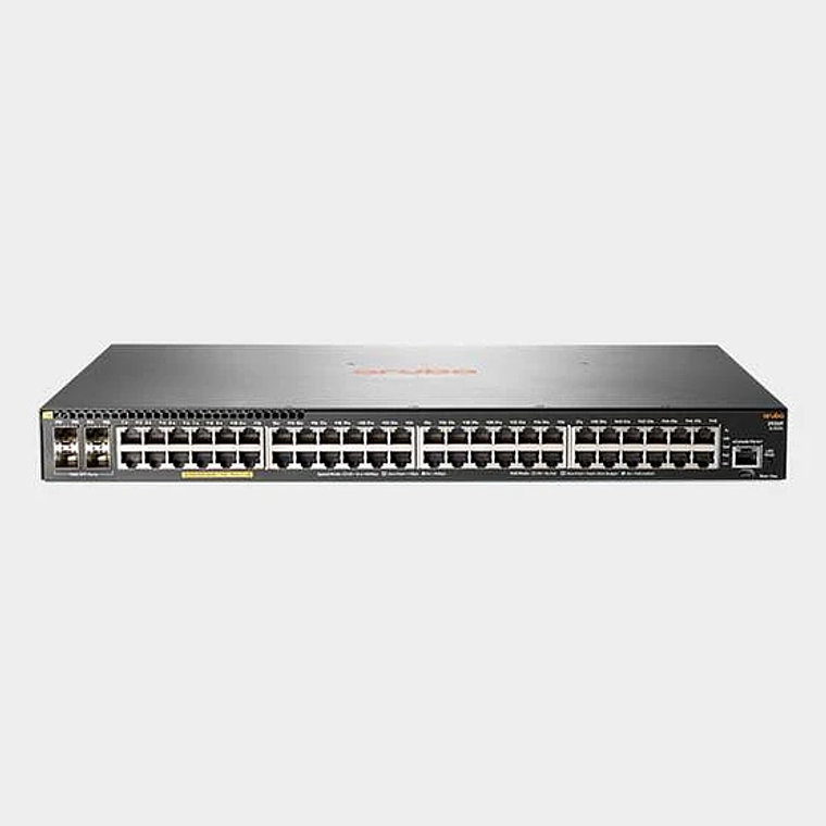 SWITCH ARUBA HPE 2930F-48G 48 PUERTOS GIGABIT POE+ 4SFP - SEMINUEVOS 2