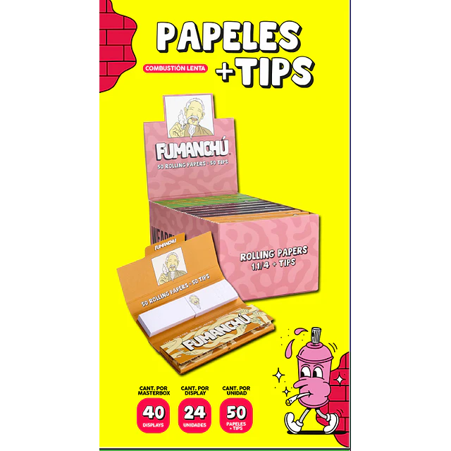 Papelillo Fumanchú + Tip