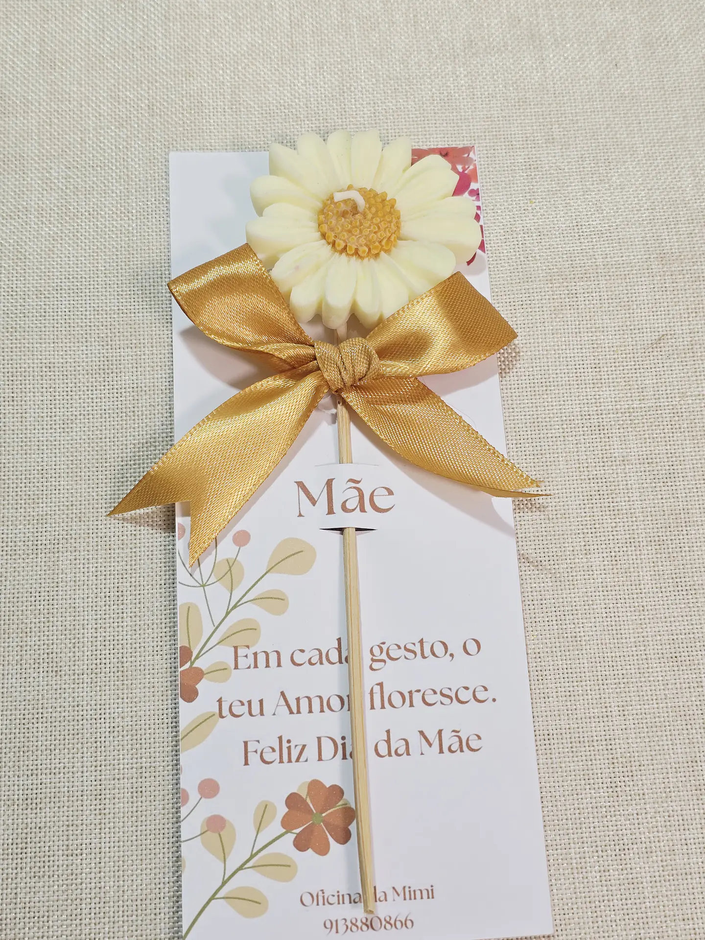 Malmequer com cartão 2