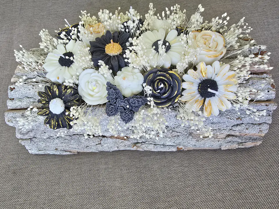 Tronco com flores 1