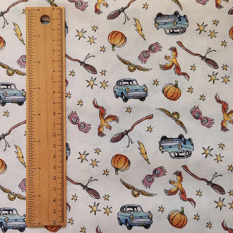 Tecido Carro Harry Potter