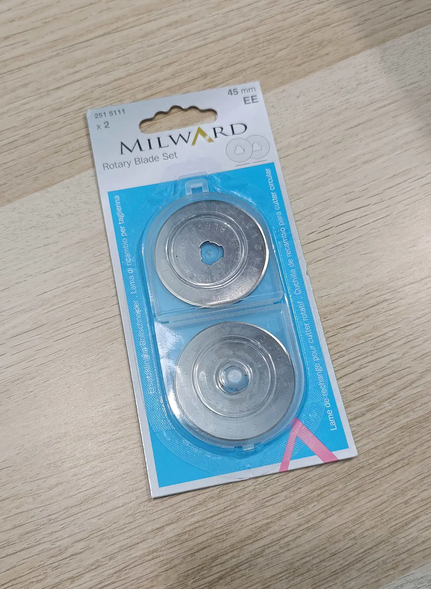 Lâminas para Cortador rotativo 45mm – MILWARD 1