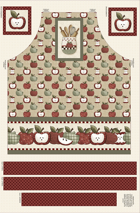 Painel Avental Maçãs