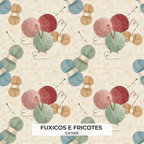 Tecido Agulhas e Novelos