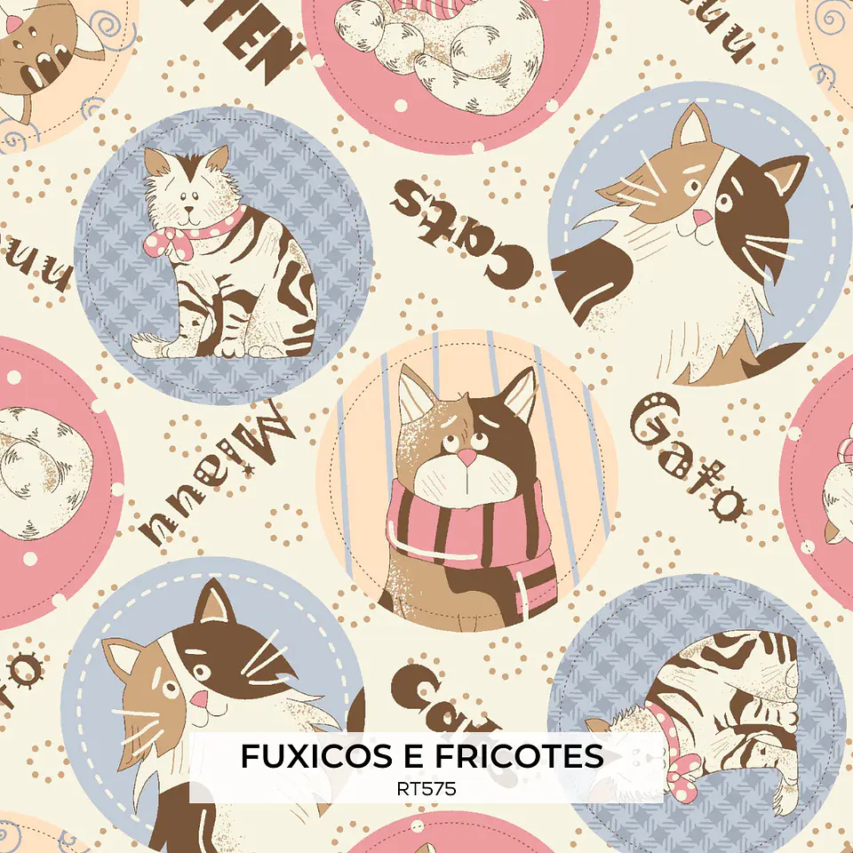 Tecido Gato 1