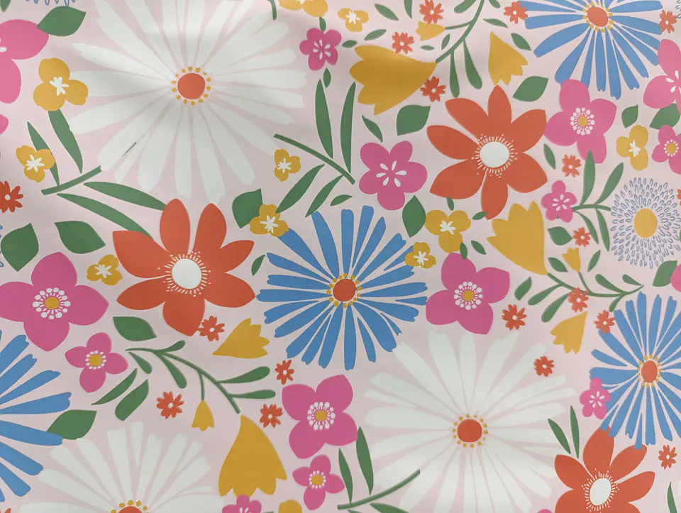 Tecido Flores do Campo (Raincoat) 1