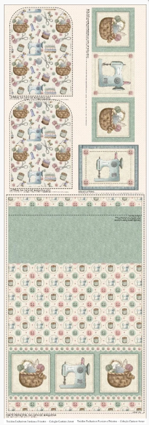 Painel Capa Máquina Costura
