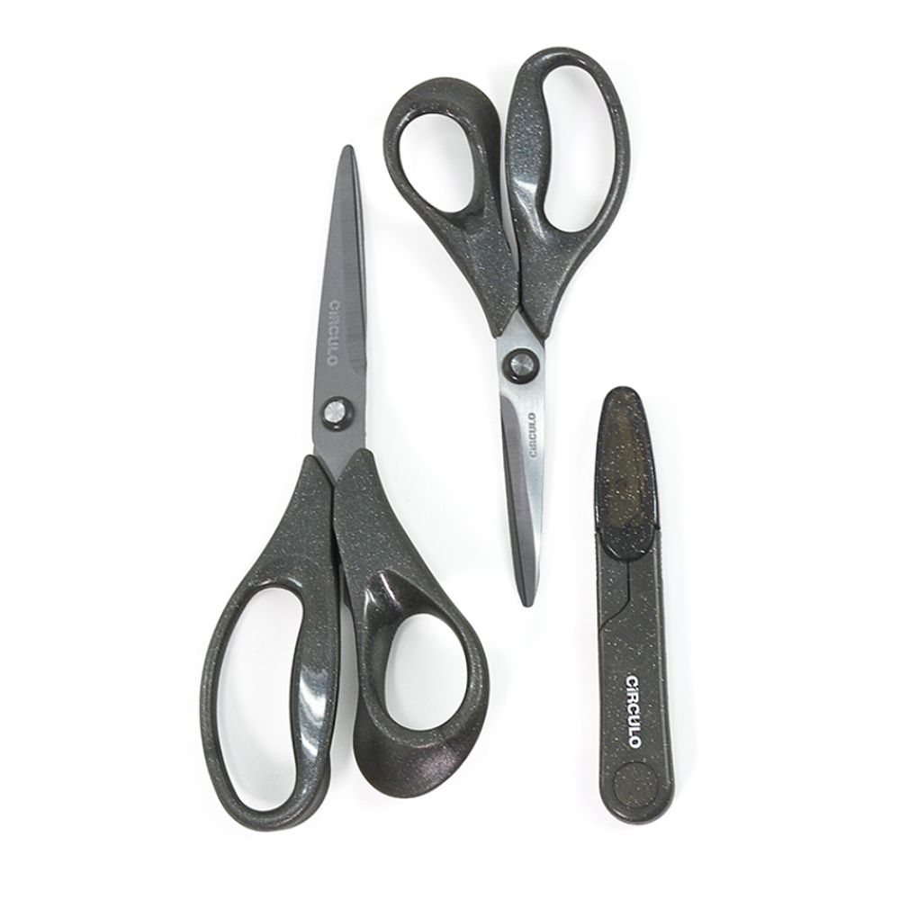 Kit Tesouras com Gliter