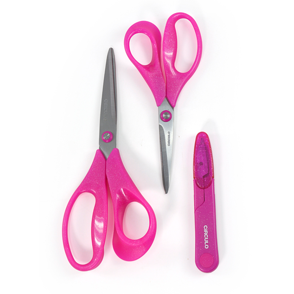 Kit Tesouras com Gliter