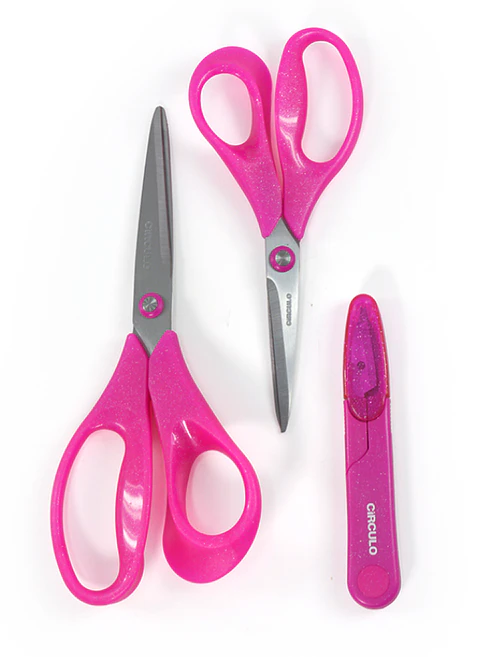 Kit Tesouras com Gliter