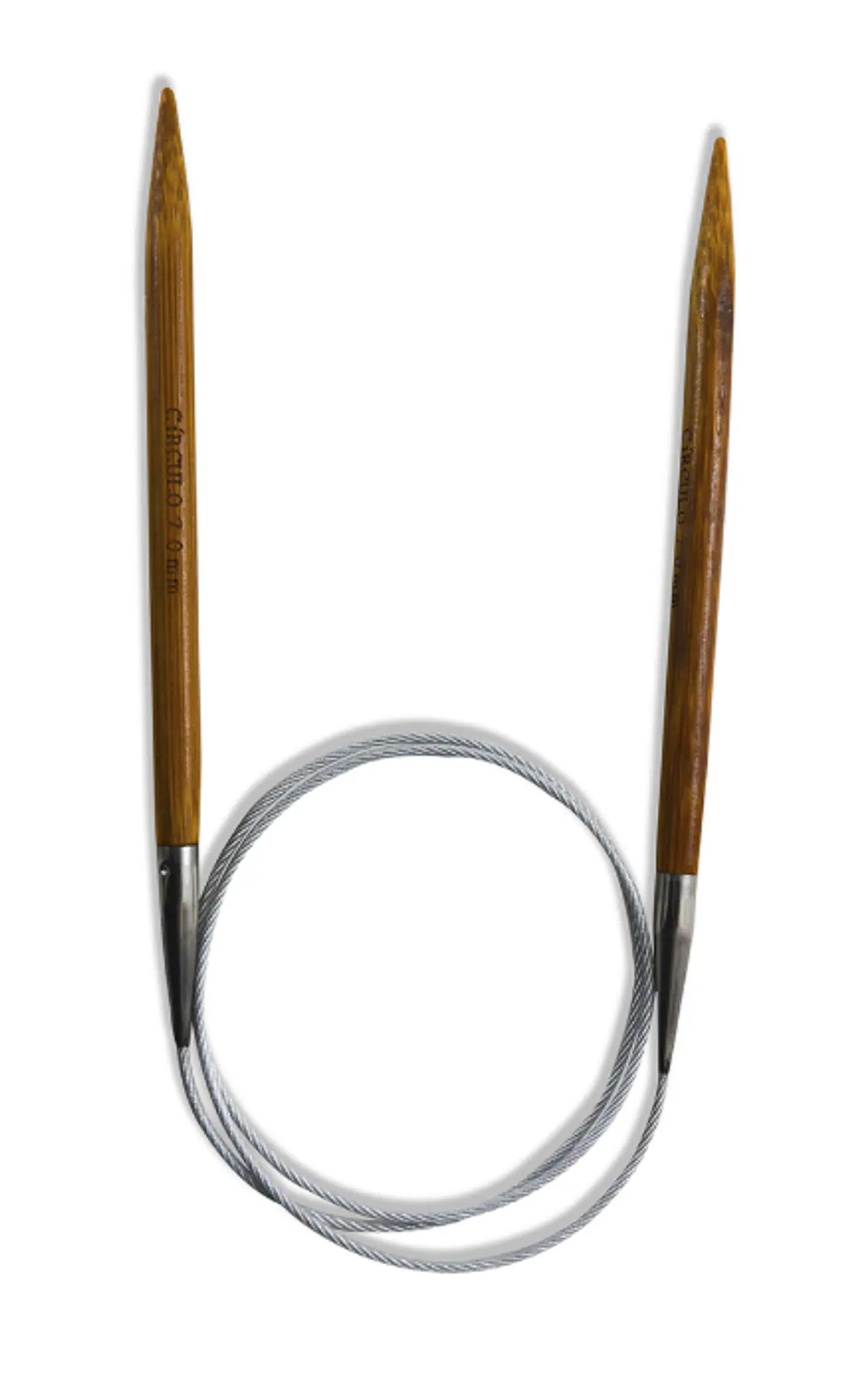 Agulha Circular de bambu 1