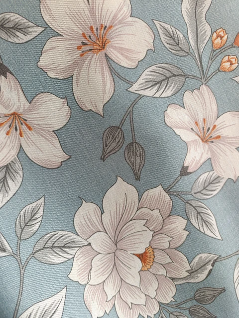 Tecido Flores (Resinado)