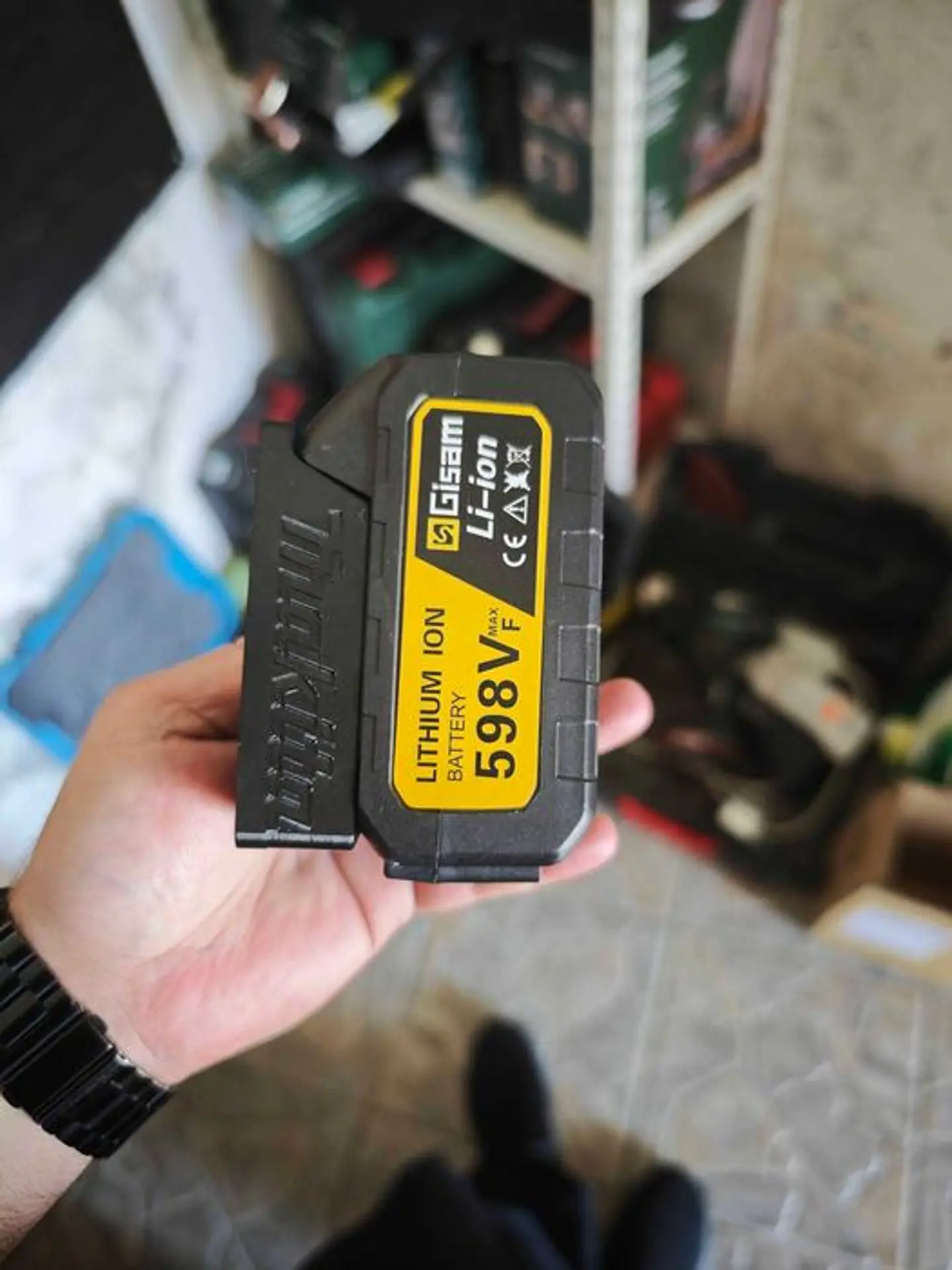 Suporte Bateria GISAM/OneVan/Makita 18v 3