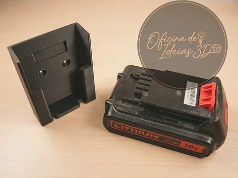Suporte Bateria Black&Decker 18V
