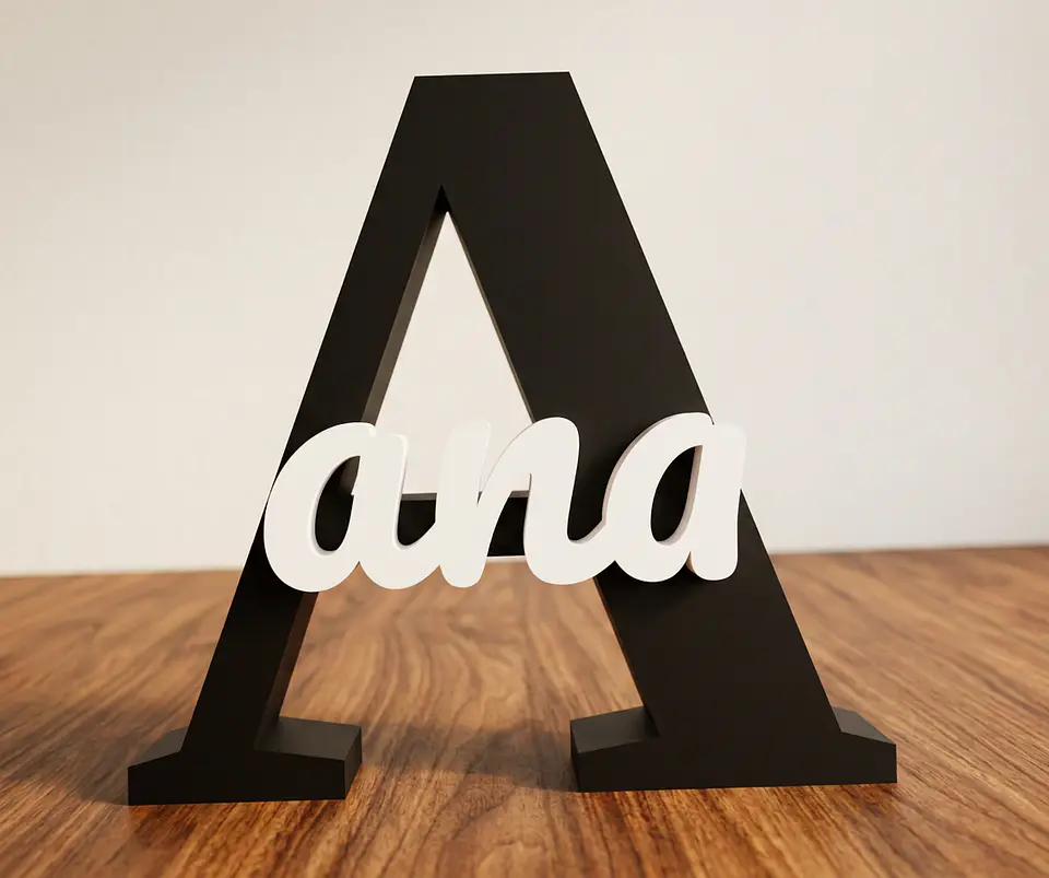 Letras Decorativas Personalizadas 2