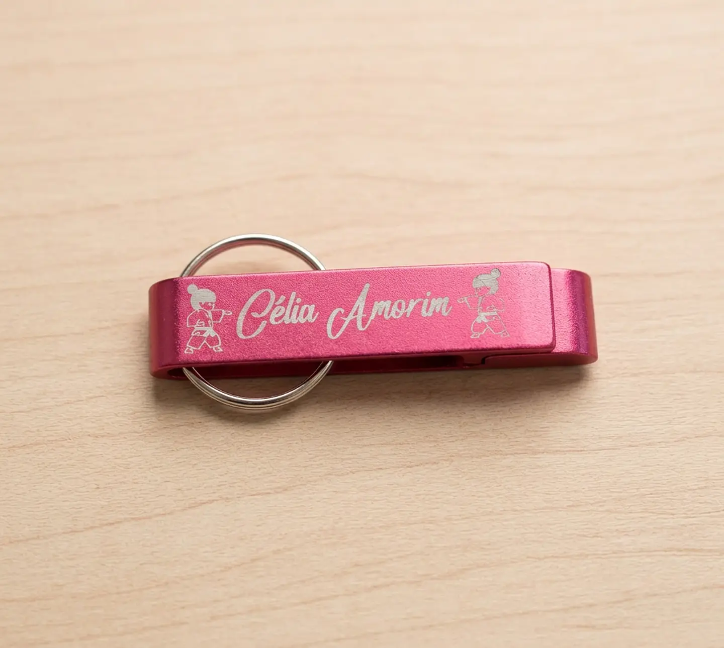 Porta-Chaves Abre-Latas em alumínio Personalizável 5
