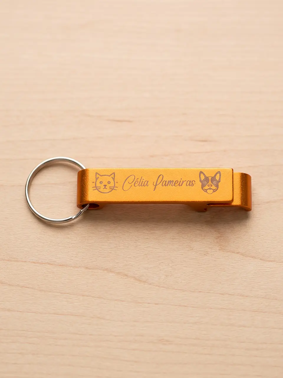 Porta-Chaves Abre-Latas em alumínio Personalizável 6