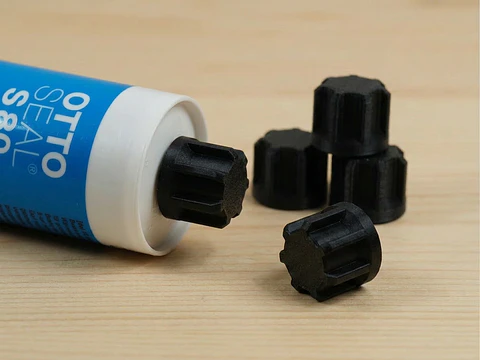 Pack 5 Tampas para tubos Silicone