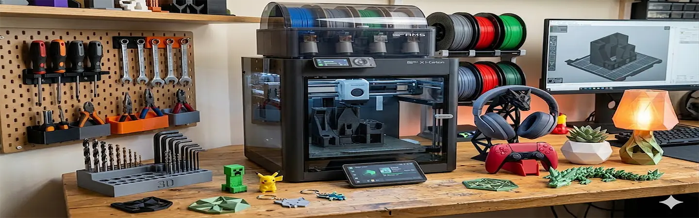 Tudo o que precisa em 3D, camada a camada.