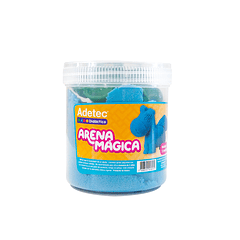 Arena Mágica Color Azul - 450 Grs 6/Moldes