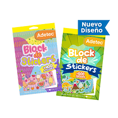 Niño/Niña - Block De Stickers Adetec