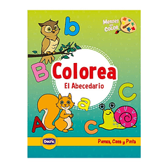 Libro Para Colorear Aprendo Abc 50pág. Dactic