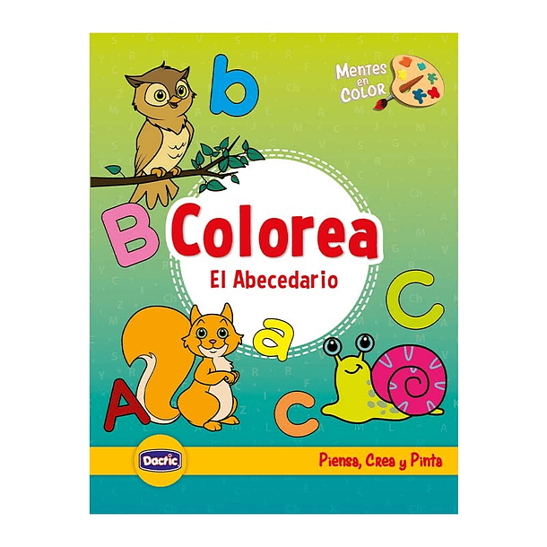 Libro Para Colorear Aprendo Abc 50pág. Dactic 1