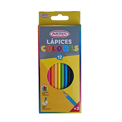 Est 12 Lapiz Color Artel Largos