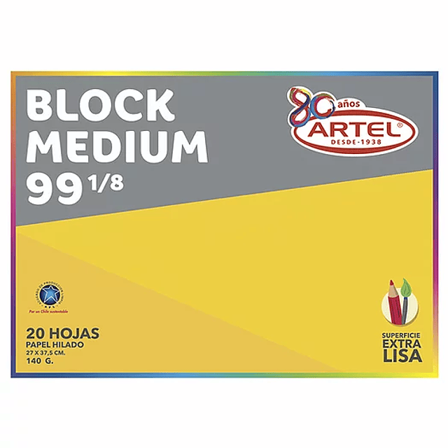 Block Medium 99 1/8 20 Hojas 