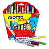 Marcadores Giotto Bebe 12 colores 
