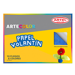 Papel Volantín 10 pliegos 37x50 cm ArteColor