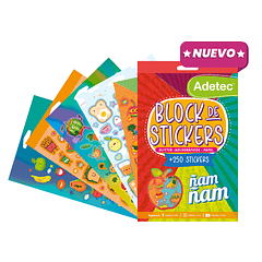 Ñam Ñam - Block de Stickers