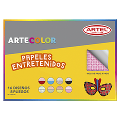 Papel Entretenido 16 diseños distintos Artecolor 