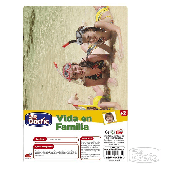 Lámina Vida en Familia 20x30cm (023) DACTIC