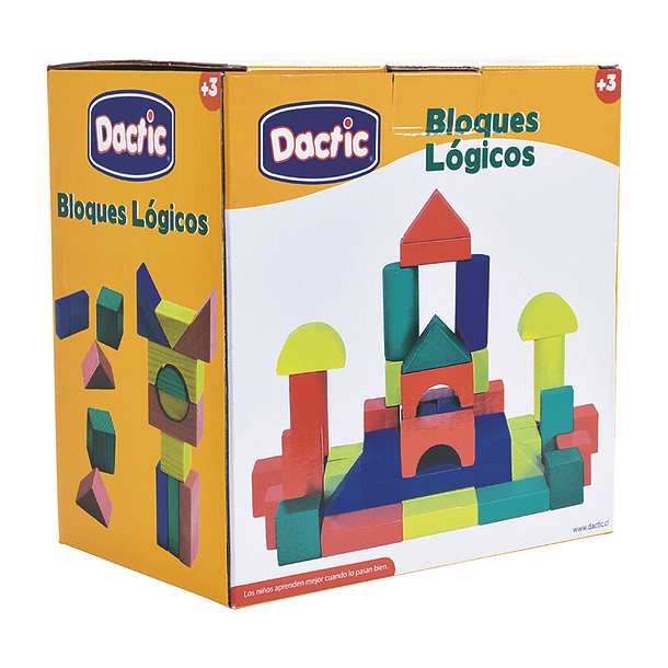 Bloque Lógico Color Madera 50u (018) DACTIC 2