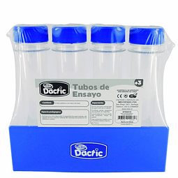 Tubo Ensayo Plástico 4u (019) DACTIC