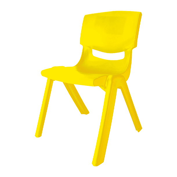 Silla 53x31x28,5cm Amarillo (009) DACTIC 1