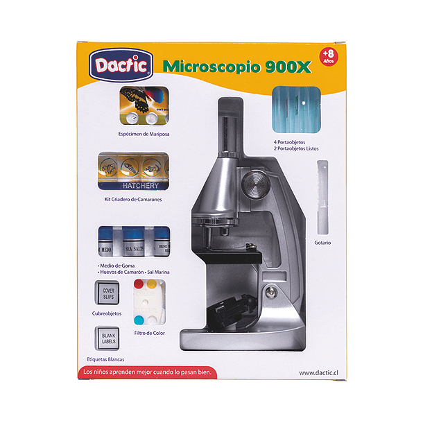 Microscopio 900x c/Accesorio (083) DACTIC 1