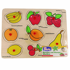 Encaje Fruta c/Mango Madera (005) DACTIC