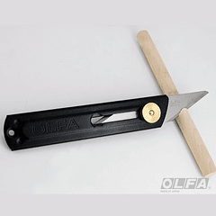 Cuchillo para Tallar Metálico Negro 18mm.