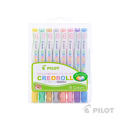 Creo Roll Set 8 Uni Colores Metalizados