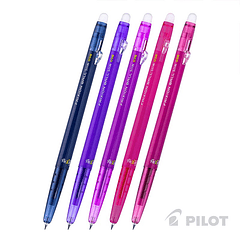 Lápiz Gel FRIXION SLIM 0.38 5u (02) BB+V+PU+WR+RS PILOT