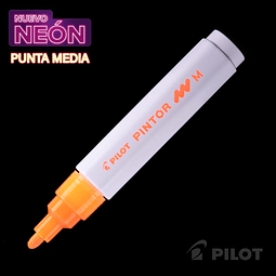 Marcador PINTOR Medio Naranjo Neon PILOT