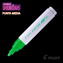 Marcador PINTOR Medio Verde Neon PILOT