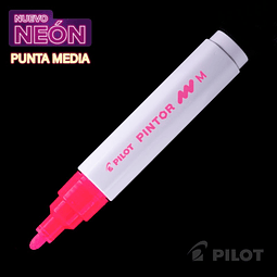 Marcador PINTOR Medio Rosado Neon PILOT