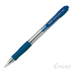 Lápiz Pasta SUPER GRIP 1.0 Azul PILOT