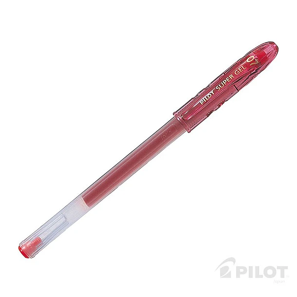 Lápiz Tinta Gel SUPER GEL 0.7mm Rojo